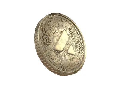 Avalanche Coin v7 006 3D model