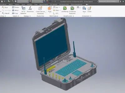 Drone Station 3D model 3D model