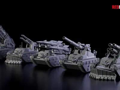 Self-propelled artillery - Imperial Force 3D print model