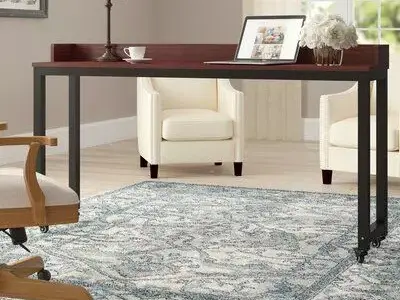 White Yuriko Overbed Writing Desk 3D model