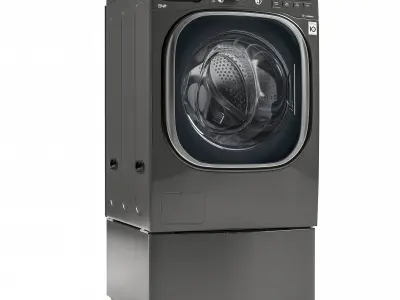 LG Twinwash WM4370HKA 3D model