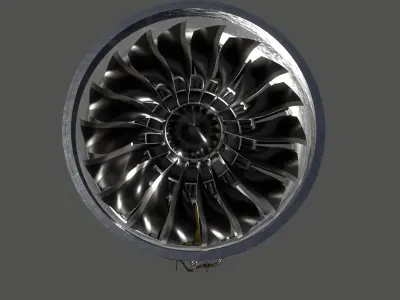  Airliner Jet Engine 