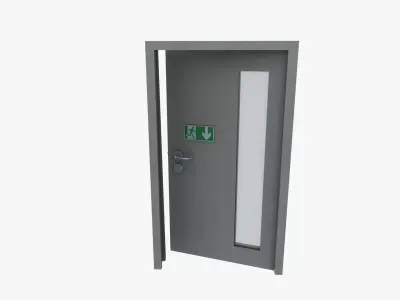 Acoustic Door 3D model