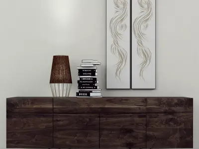 Decorative set Chest 3 3D model