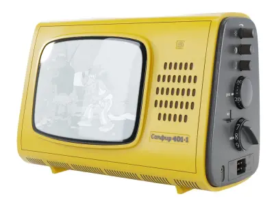 Portable TV Sapphire 401-1 3D model