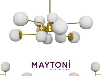 Chandelier Erich MOD221-PL-12-G Maytoni Modern Free 3D model