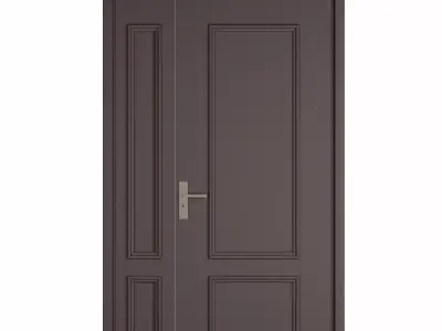 Entrance door set257 3D model