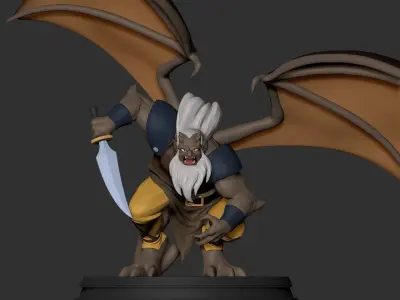 Gargoyles - Hudson figure  3D print model