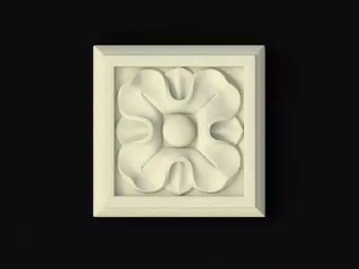 rosette flower 3D model 24