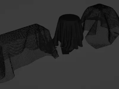 Dynamic Fabric Simulation Pack Versatile Textile Realism 3D model
