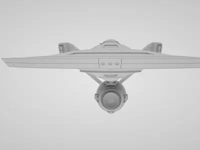 Star Trek Discovery - USS Enterprise Refit STLs for 3D printing 3D print model