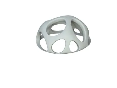 SciFi Cube Object No 57155 Low Poly Shape Low-poly 3D model