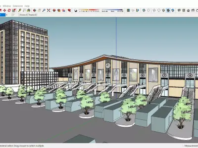Sketchup Terminal C9 3D model