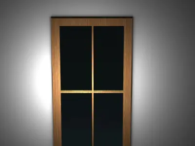 Wood Window Free low-poly 3D model