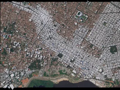 Asuncion - Paraguay 3D model