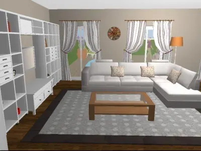 Room design 3D print model