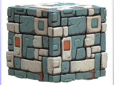 Stylized Wall Seamless Texture Texture 32