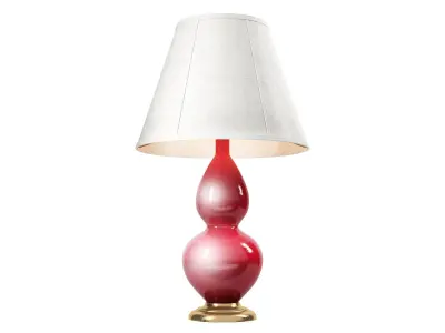 Ceramic Table Lamp Low-poly 3D model