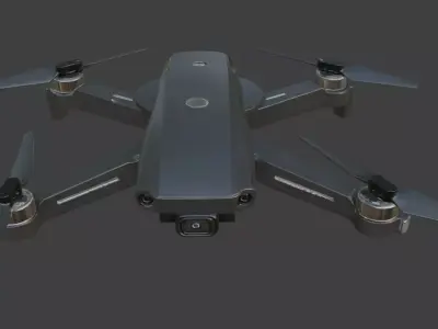 Hexacopter Drone 3D Model 3D model
