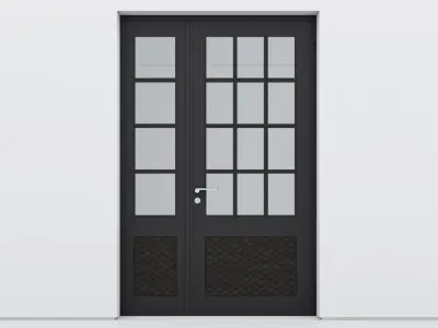 Aluminium door 133 3D model