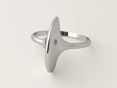 Alien ring 3D print model