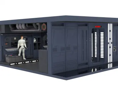 Set 2e - Trooper quarters 1-18 Scale Kenner Hasbro 3D print model