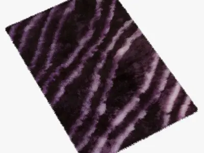 Carpet Rainbow Purple 3D model