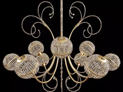 capriccio chandelier 3D model