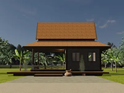 Tropical small house 1 - 2020 3D model