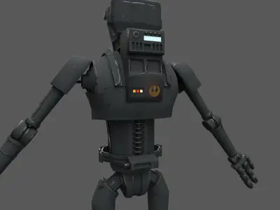 New Republic Security Droid 3D model