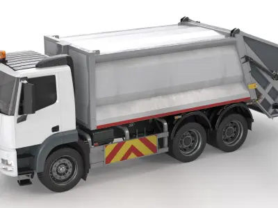  Generic Garbage Truck 02 