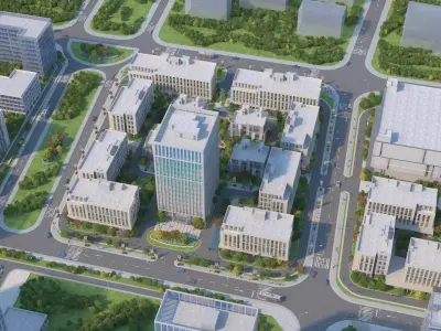 Architectural animation shots 3D model 3D model 3D model