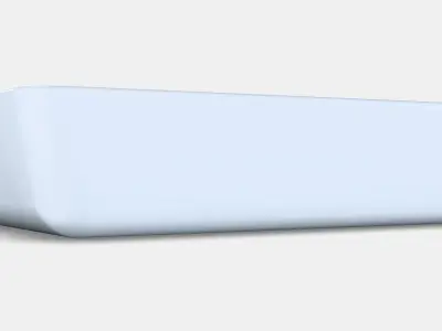 MIXTUR Oven-serving dish Low-poly 3D model