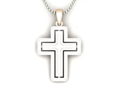 Light Gold Cross New Design  CP 35 3D print model