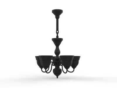 celling light Low-poly 3D model
