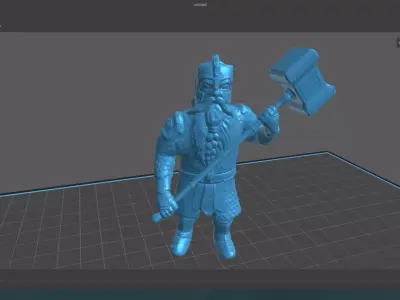Dwarf entrance for 3d printing 3D print model