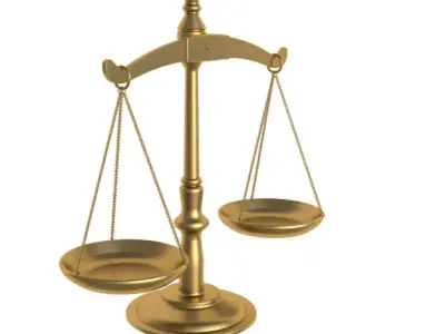 Law Scales 3D model