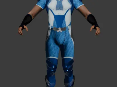 A-Train The Boys 3D Model Low-poly 3D model