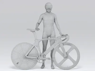 Track Cyclist Animated HQ Standard License 