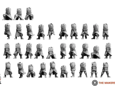 Valour Korps - Headless Bodies 3D print model