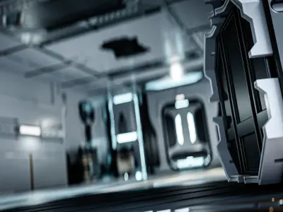 26 SciFi Props - GameReady Low-poly 3D model Low-poly 3D model