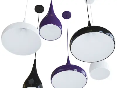Hanging Ceiling Lamps 3D model