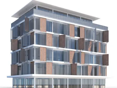 Office building Barnican 3D model