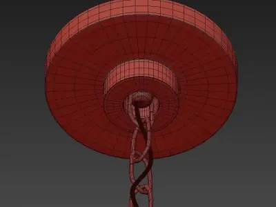Trephine Small Pendant 3D model