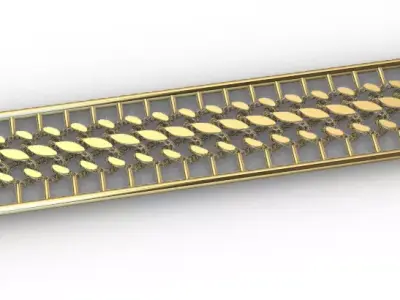 Gold bracelet chains new collection 31-32 3D print model 3D print model