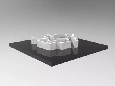 ARCHIPLAN 08 Low-poly 3D model