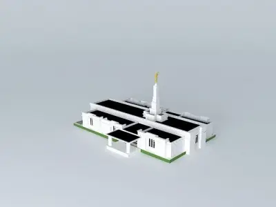 LDS. TEMPLO MORMON, OAXACA, OAX. MEXICO, 74th. operating temple Free 3D model