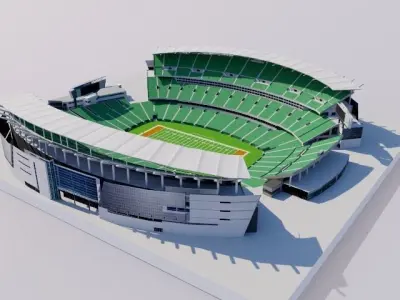 Paul Brown Stadium - Cincinnati USA 3D model