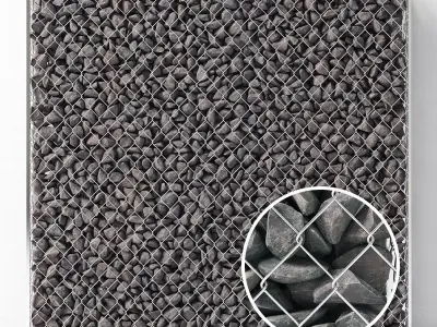  Big gabion stone 3D model