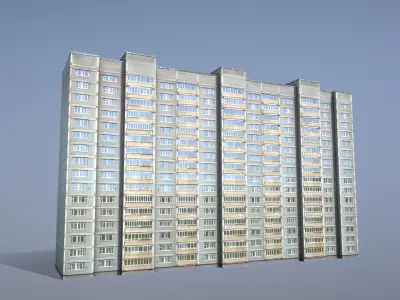 MSK Building 04 Low-poly 3D model